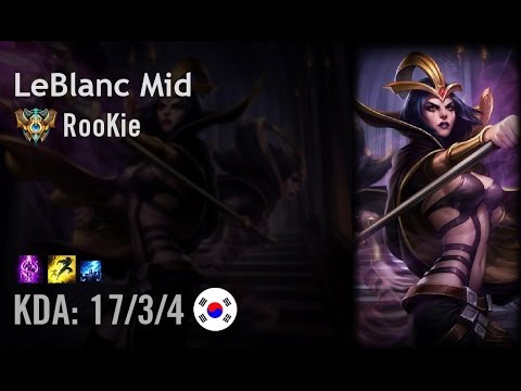 LeBlanc Mid vs Cassiopeia - RooKie - KR Challenger Patch 6.14