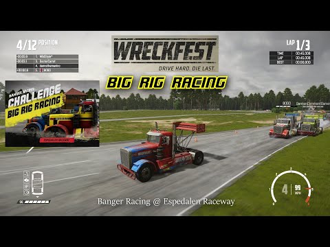WRECKFEST - Career Mode - Big Rig Racing - Banger Racing Challenge - 064