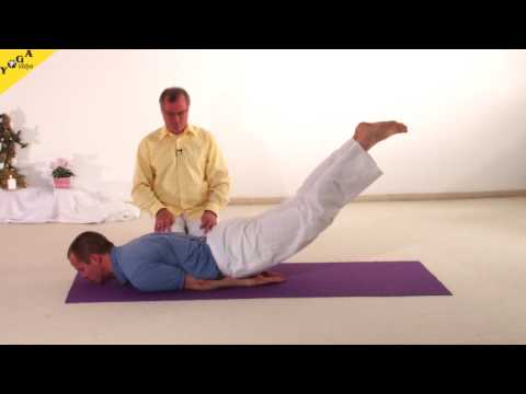 Halbmond - Variation - Praktische Anleitung (Auszug aus einer Yoga Anfängerstunde)
