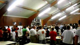 Camp Piercing Arrow at Bartle singing Gee Mom