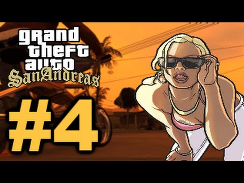 GTA San Andreas Walkthrough w/ Cheats (Commentary) Part 4 - Annoying Bike Rider