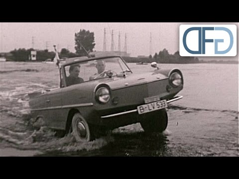 Amphicar Amphibienfahrzeug auf der IAA 1963