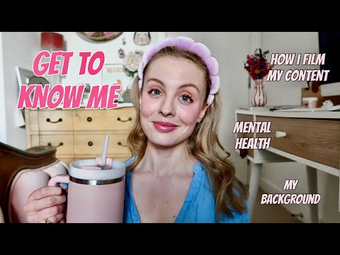 GET TO KNOW ME | answering your questions on my background, mental health, work, social media & more