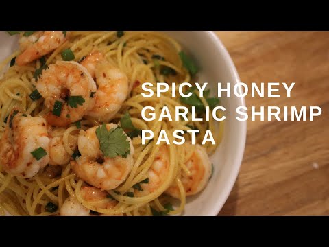 Spicy Honey Garlic Butter Shrimp Pasta | Gluten Free Recipe | Simple Recipe | Cooking Vlog