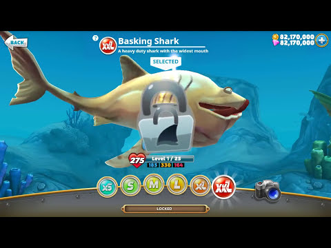 HUNGRY  SHARK WORLD UNLOCKING  ALL Sharks