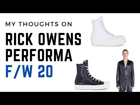 My Thoughts on Rick Owens Perfoma F/W20