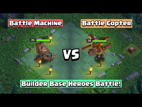 Battle Machine VS Battle Copter | Clash of Clans