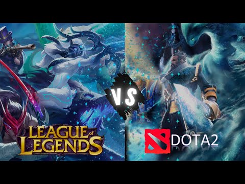 A complete difference between League of Legends vs DOTA 2 #games4us