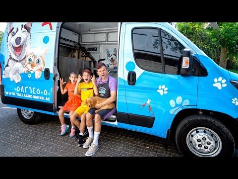 Vania und Mania lernen, wie man sich um einen Hund kümmert! Lustige Quest mit Kindern|Vania Mania DE