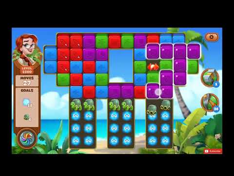 Lost Island Blast Adventure Level 1500 NO BOOSTERS - A S GAMING ✔