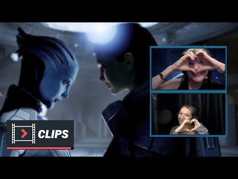 Ali Hillis surprises our Mass Effect Legendary stream with Jennifer Hale | Livestream Clip