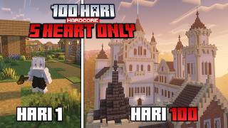 Download lagu 100 Hari Di Minecraft Hardcore 26.2 Tapi 5 Heart Only mp3
