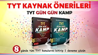 TYT GÜN GÜN KAMP KİTAPLARI | Strateji Yayınları | Kaynak Önerileri