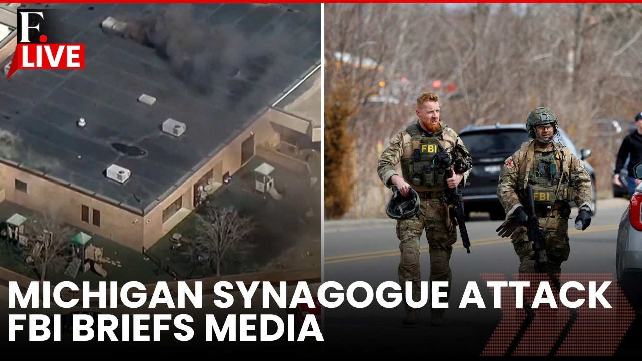 FBI Press Conference LIVE: Temple Israel Attack Investigation Update | Michigan Synagogue Case