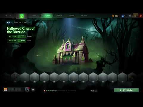 Diretide Treasure Opening - Hallowed Chest of the Diretide (Part 1)