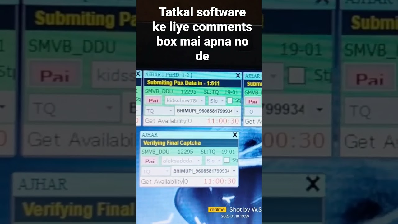 tatkal software sikka V2 updater