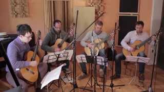 REVERBERANCE for guitar quartet (2005) by Daniel Kessner