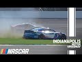 Kyle Larson has issue, slams into Ty Dillon at Indy