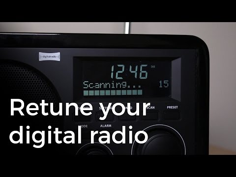 Retune your DAB digital radio for new stations