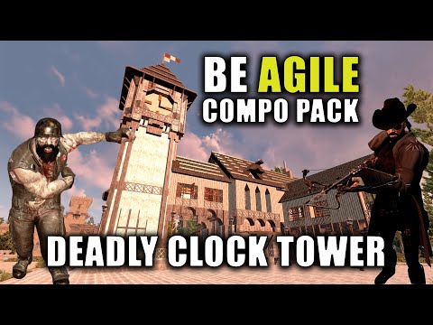 This Clock Tower Is DANGEROUS | 7 Days To Die: Be Agile | Compo Pack & Modlets | Alpha 20.5