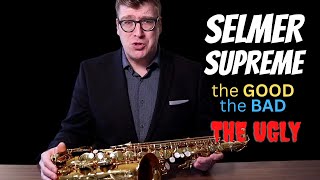 Video thumbnail for Selmer Supreme | Alto Saxophone Review by Saxophone Academy