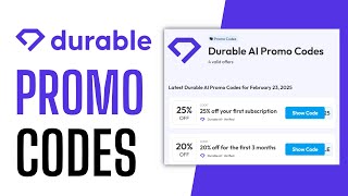 Durable AI Promo Codes & Coupon Codes (2025)