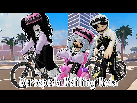 BIMALA FAMILY CYCLING AROUND THE CITY || BERRY EVENUE🏡 ROBLOX INDONESIA