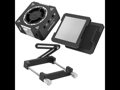 Đèn UV tích hợp quạt làm mát LUOWEI LW-CF01 (có pin)