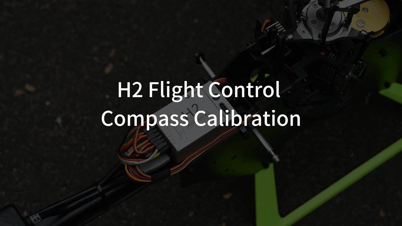 Outdoor Compass Calibration Using the Transmitter for H1 PRO and H2