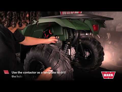 WARN INSTALL VRX 25 on Yamaha Kodiak 450