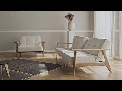 Innovation Living Splitback Frej SofaBed - Oak | Jacobsen Møbler