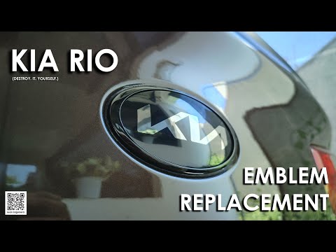 Kia Rio Emblem Replacement