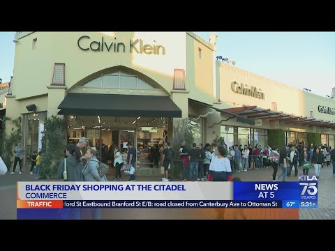 Gridlock traffic and mall madness: Massive Black Friday crowds head to Citadel Outlets