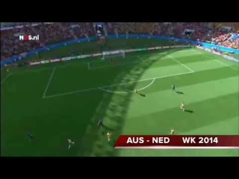 Australië - Nederland (2 -3) WK 2014 Jack van Gelder wordt weer helemaal gek!!!!