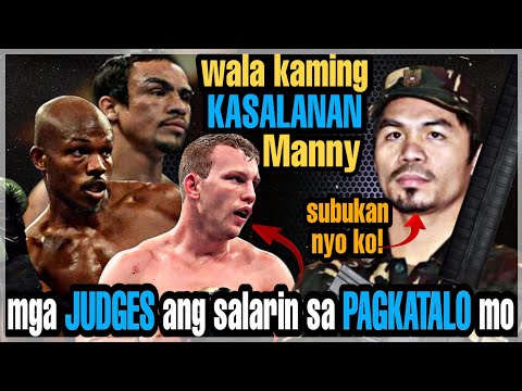 MANNY PACQUIAO TATLONG BESES daw NANAKAWAN ng PANALO