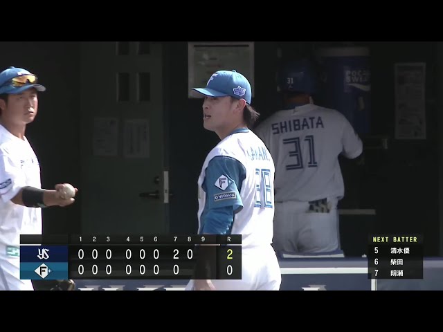 【ファーム】主軸を完璧に抑えた!! ファイターズ・河野竜生 3者凡退で1イニング無失点!! 2025年7月17日 北海道日本ハムファイターズ 対 東京ヤクルトスワローズ