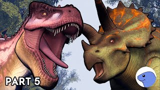 Tarbosaurus vs Triceratops | Animation (Part 5)