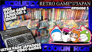 Retro Game Hunts of Japan Episode 5 Ultra Rare Japanese Games MSX, Game Gear, Famicom, and more