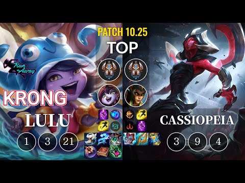 RNW KronG Lulu vs Cassiopeia Top - KR Patch 10.25