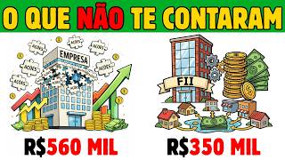 A diferença de R$ 210 MIL: Por que Ações esmagam os FIIs no longo prazo?