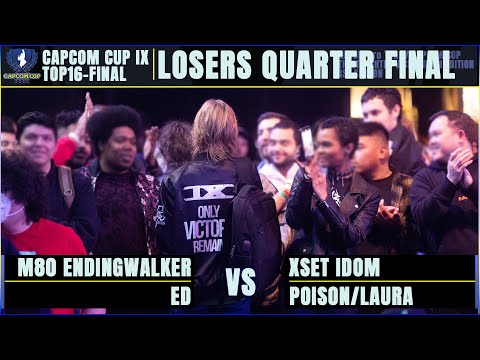 M80 | ENDINGWALKER（エド）vs  XSET｜IDOM（ポイズン/ララ）『CAPCOM CUP IX』 LOSERS QUARTER FINAL