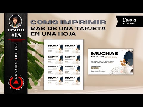 Canva Tutorial - How to Print More Than One Card on One Sheet