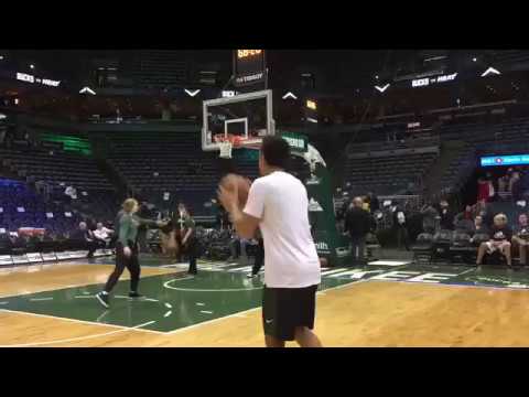 Bucks Malcolm Brogdon Working Out In Milwaukee