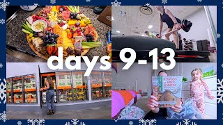 🎄 VLOGMAS DAY 9-13 | huge costco haul, charcuterie, gym, new cameras, library haul, & SO MUCH MORE