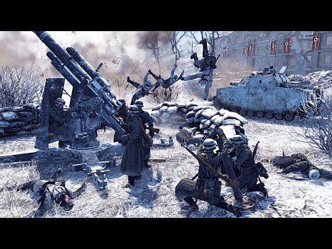 Elite German Army Defends STALINGRAD Under Siege... (BRUTAL)
