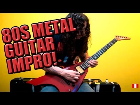 Charlie Parra - 80s metal guitar improvisation!!!