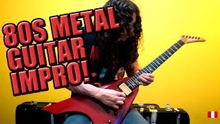 Charlie Parra - 80s metal guitar improvisation!!!