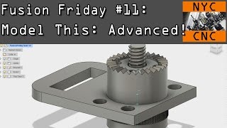 Fusion Friday #11: Using Loft to model Gear & Knurling!