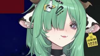 Crelly reacts to her attempted infection of my person