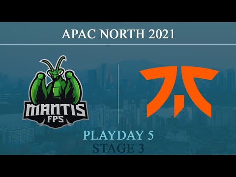 mantis vs FNC @Bank | APAC 2021 - North | mantis FPS vs Fnatic | 1 October 2021